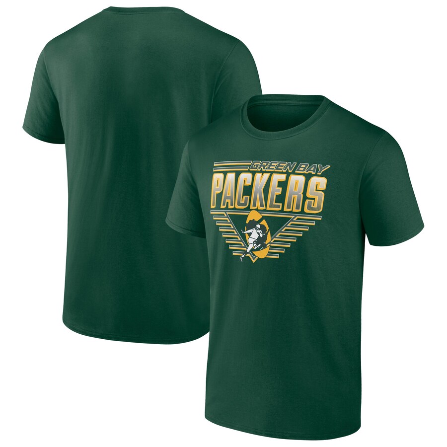 Men's Green Bay Packers Fanatics Green Standard Build T-Shirt - Jersey