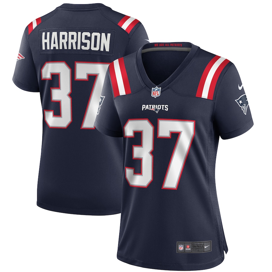 Women's New England Patriots Rodney Harrison Nike Navy Game Retired Player Jersey - Jersey