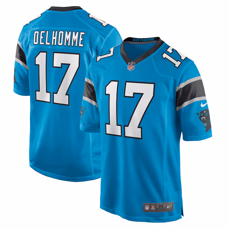 Men's Carolina Panthers Jake Delhomme Nike Blue Retired Player Jersey - Jersey