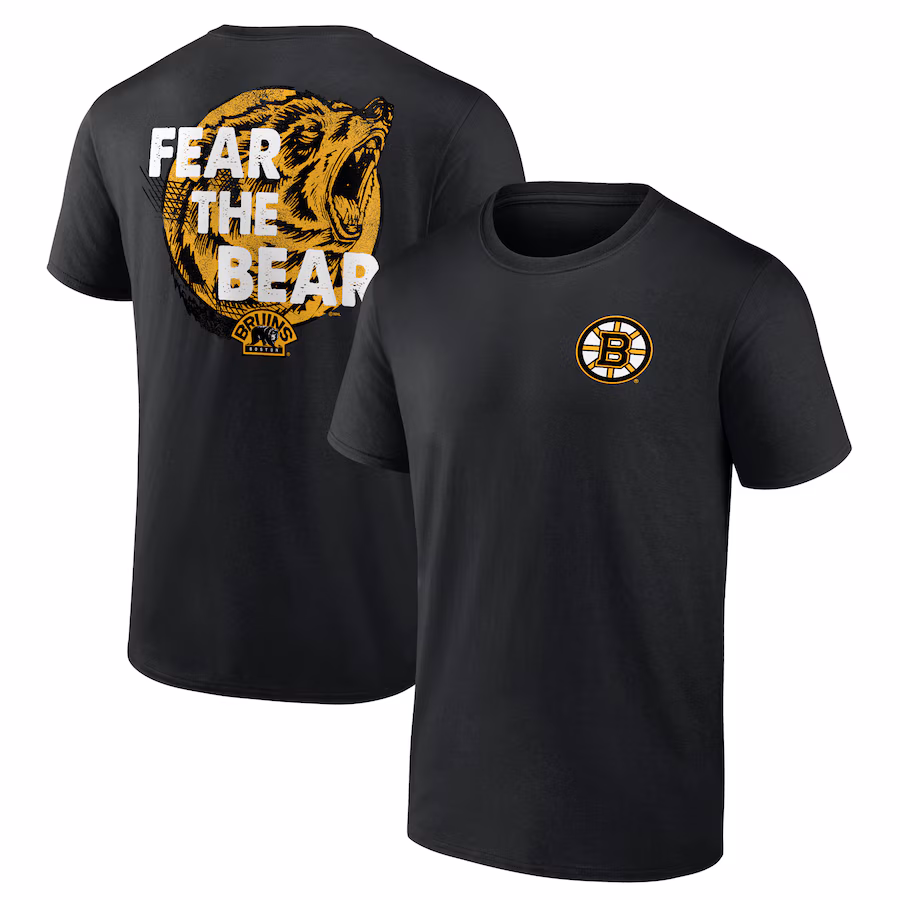 Men's Boston Bruins Black Territorial T-Shirt - Jersey