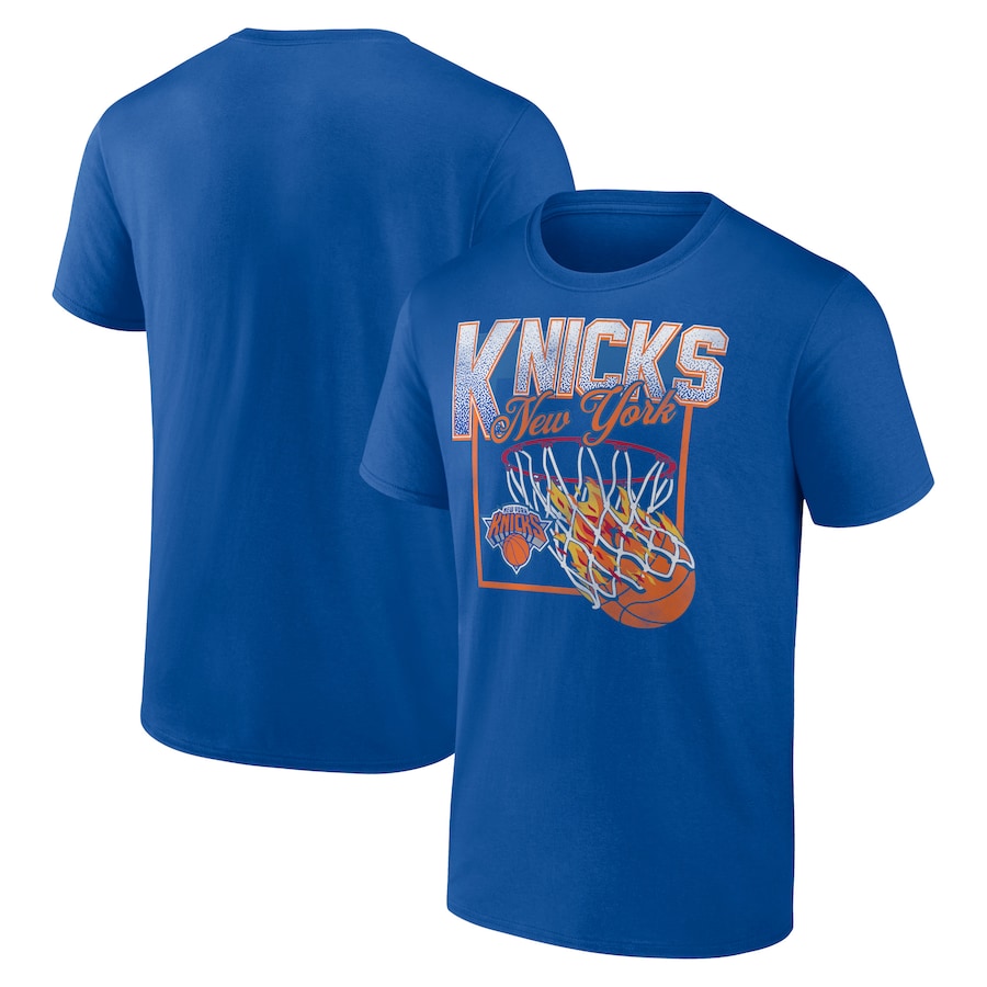 Men's New York Knicks Blue Alley Oop T-Shirt - Jersey