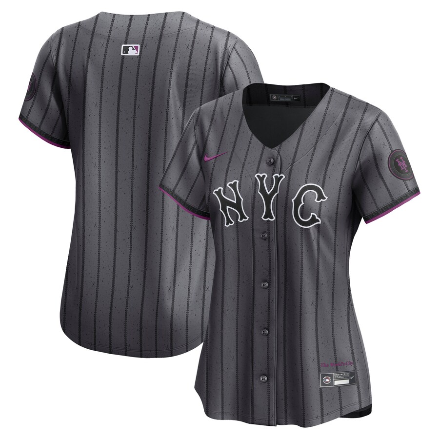 Women's New York Mets Nike Gray City Connect Limited Jersey - Jersey
