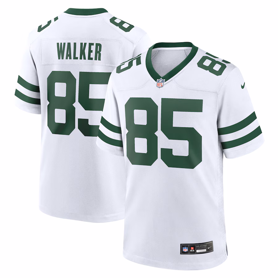 Men's New York Jets Wesley Walker Nike White Legacy Retired Player Game Jersey - Jersey