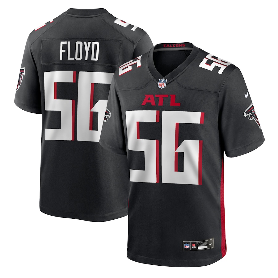 Men's Atlanta Falcons Leonard Floyd Nike Black Team Game Jersey - Jersey