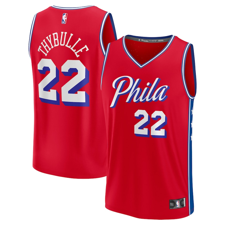 Men's Philadelphia 76ers Matisse Thybulle Fanatics Red Fast Break Replica Player Jersey - Statement Edition - Jersey