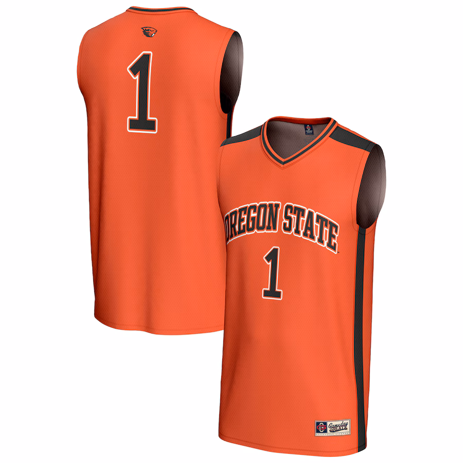 Unisex GameDay Greats #1 Orange Oregon State Beavers Lightweight Collegiate Basketball Fashion Jersey - Jersey