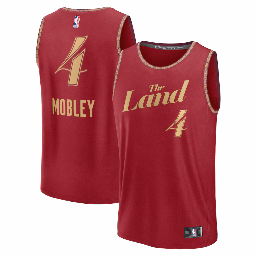 Men's Cleveland Cavaliers Evan Mobley Fanatics Wine Fast Break Jersey - City Edition - Jersey