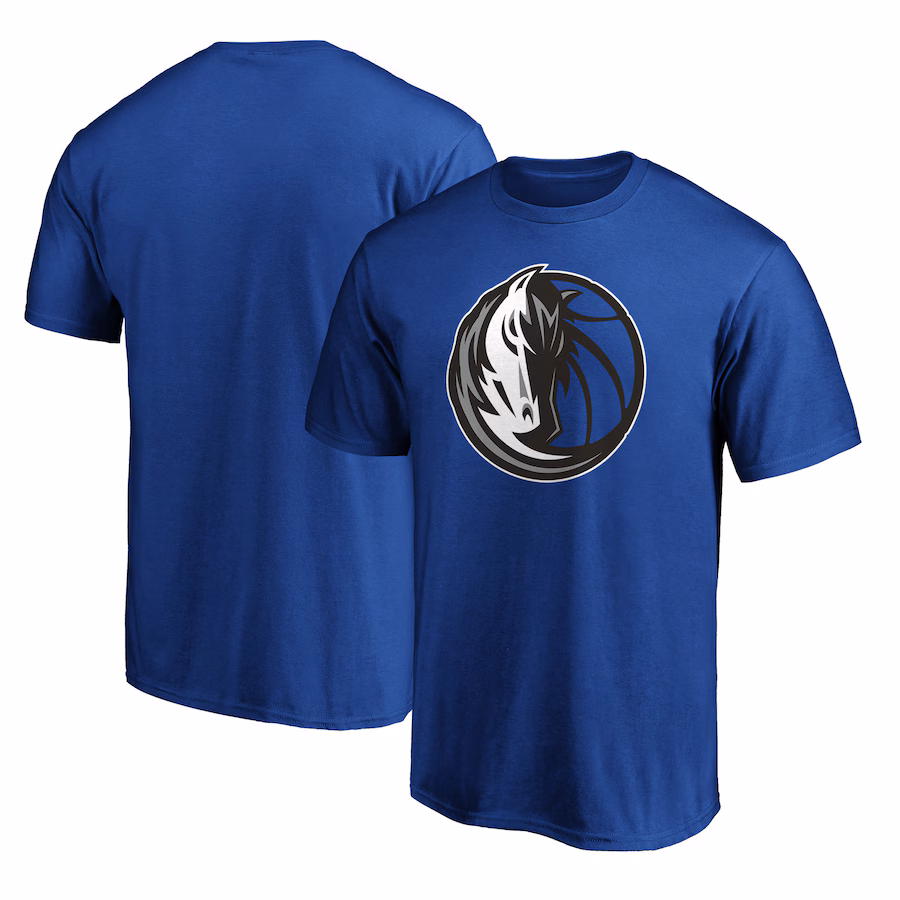 Men's Dallas Mavericks  Blue Primary Logo T-Shirt - Jersey