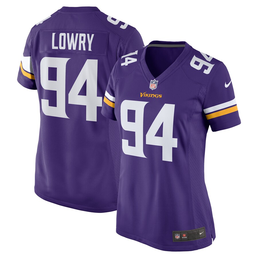 Women's Minnesota Vikings Dean Lowry Nike Purple Game Player Jersey - Jersey