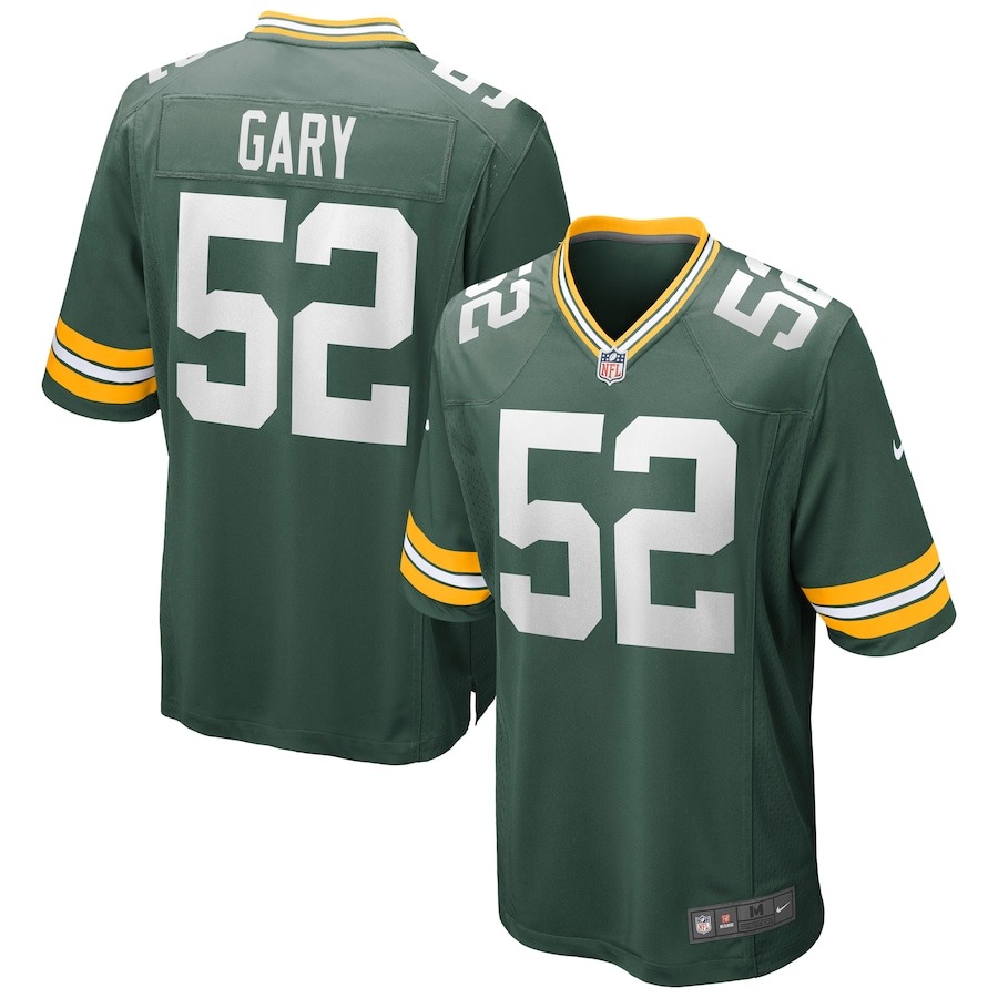Men's Green Bay Packers Rashan Gary Nike Green Game Jersey - Jersey