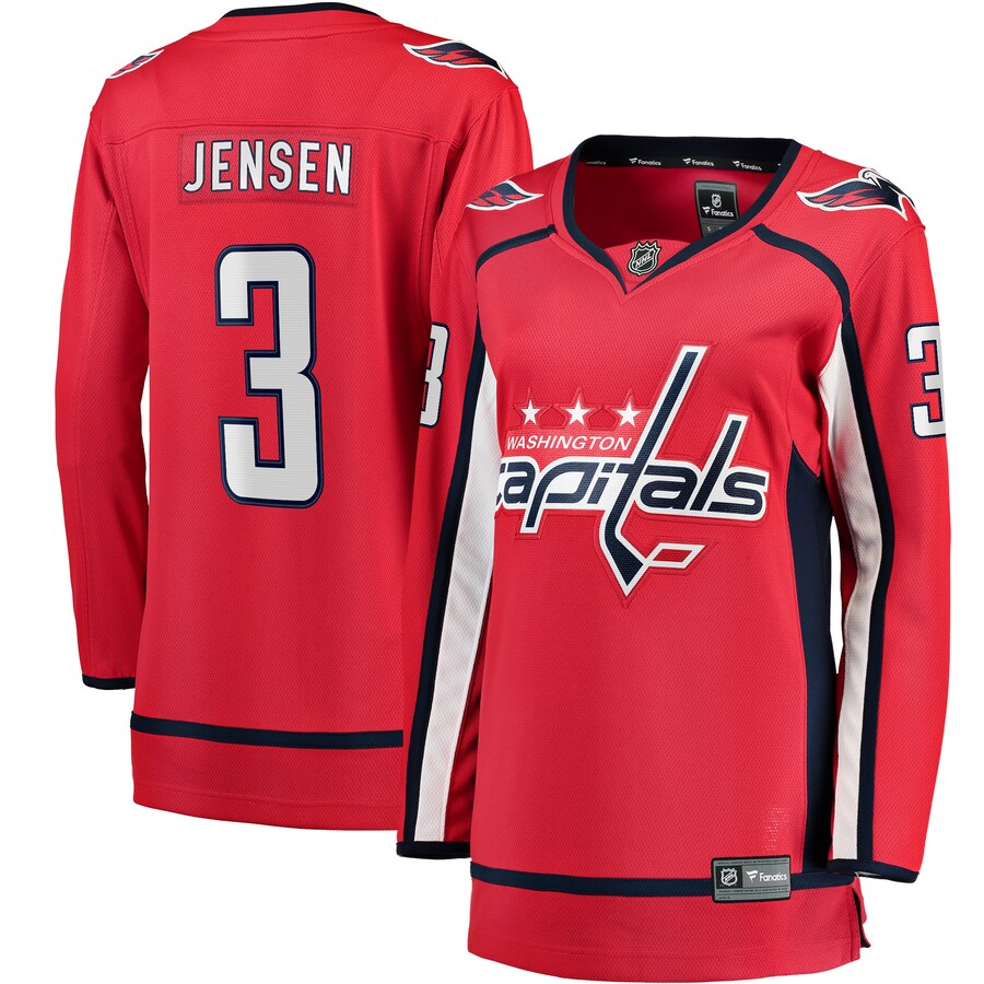 Women's Washington Capitals Nick Jensen Fanatics Branded Red Home Breakaway Player Jersey - Jersey