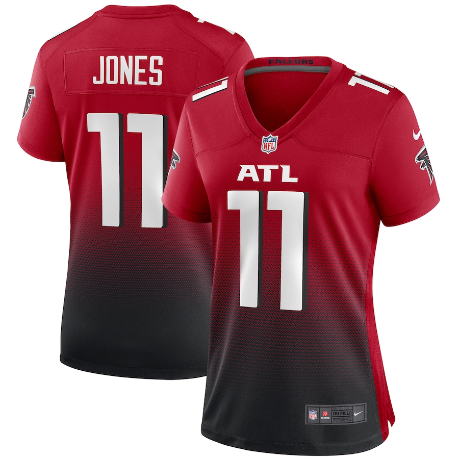 Women's Atlanta Falcons Julio Jones Nike Red 2nd Alternate Game Jersey - Jersey