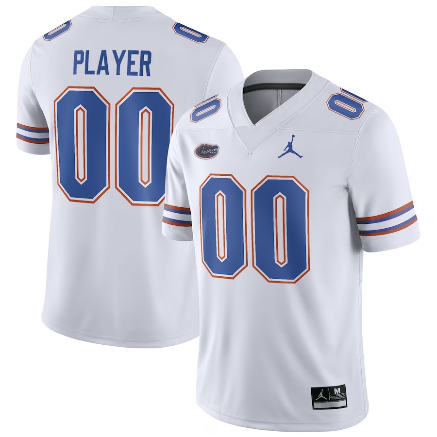 Florida Gators Jordan Brand Pick-A-Player NIL Replica Football Jersey - White - Jersey