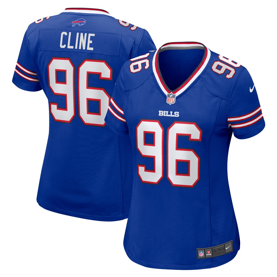 Women's Buffalo Bills Kameron Cline Nike  Royal Team Game Jersey - Jersey