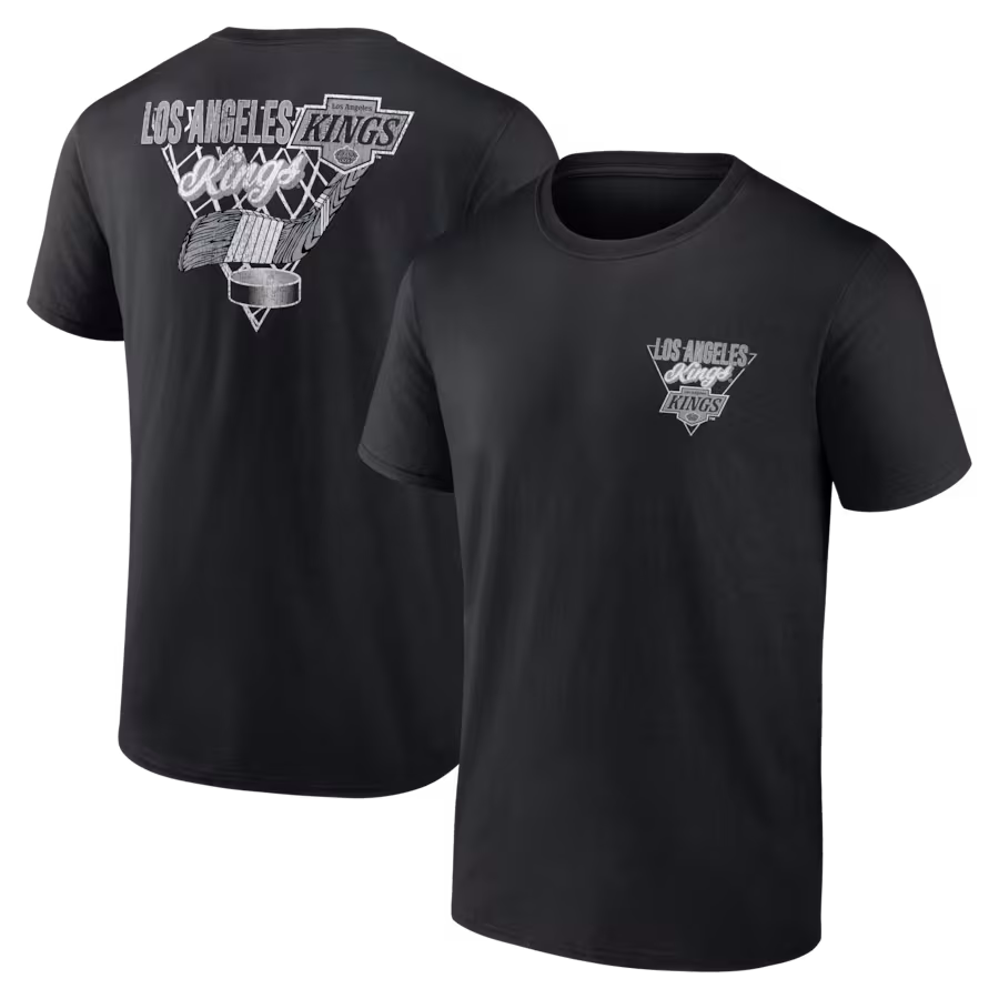 Men's Los Angeles Kings Black Net Slap T-Shirt - Jersey