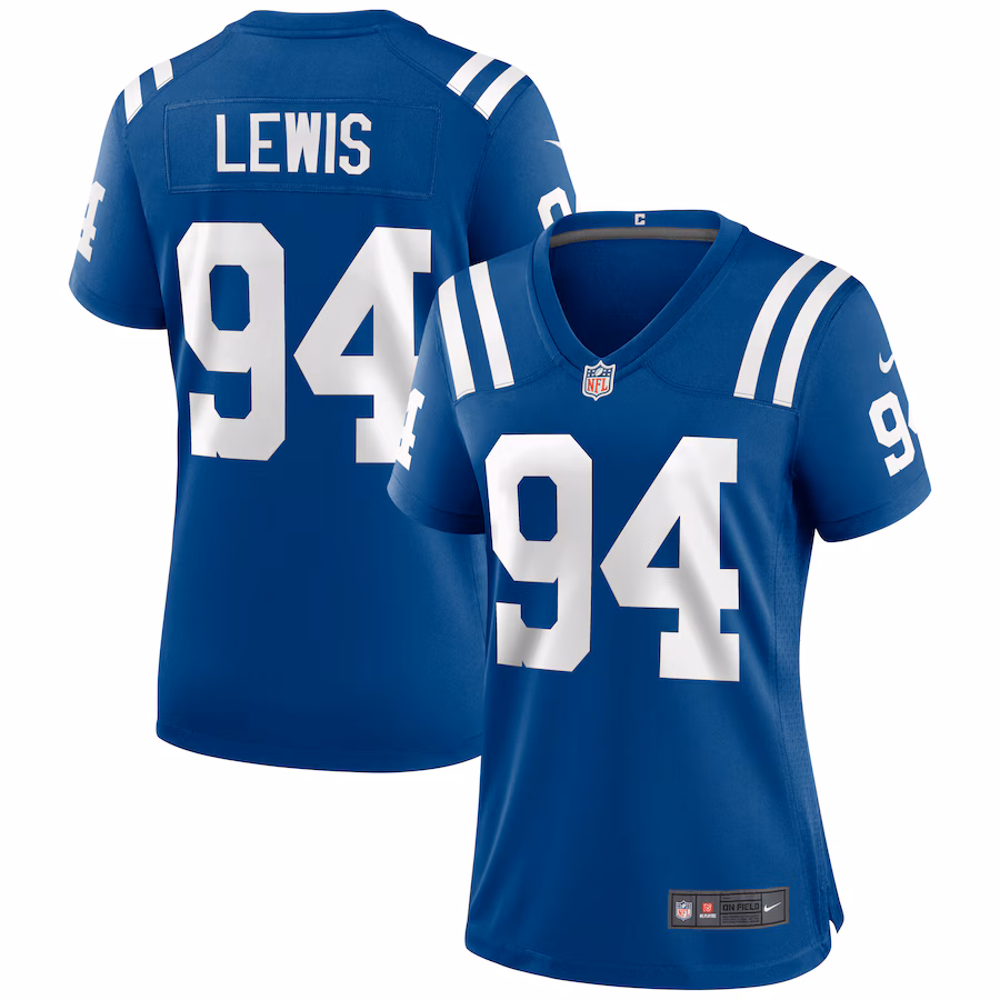 Women's Indianapolis Colts Tyquan Lewis Nike Royal Game Jersey - Jersey