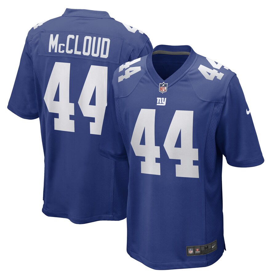 Men's New York Giants Nick McCloud Nike Royal Game Player Jersey - Jersey