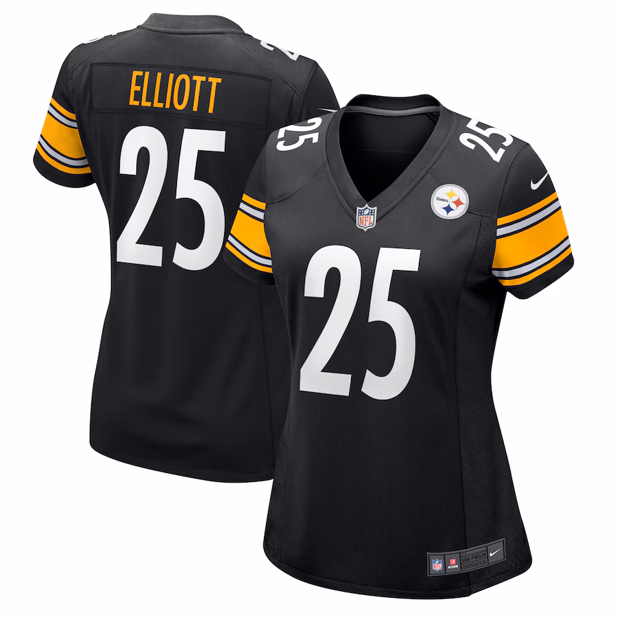 Women's Pittsburgh Steelers DeShon Elliott Nike Black Game Jersey - Jersey