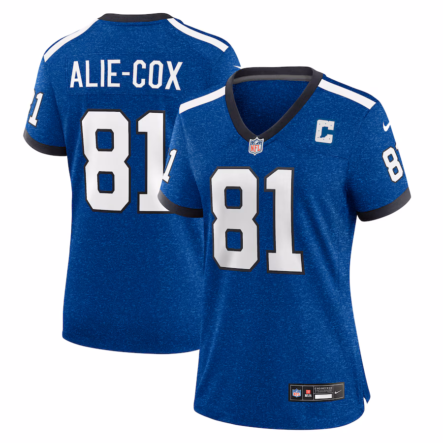 Women's Indianapolis Colts Mo Alie Cox Nike Royal Indiana Nights Alternate Game Jersey - Jersey