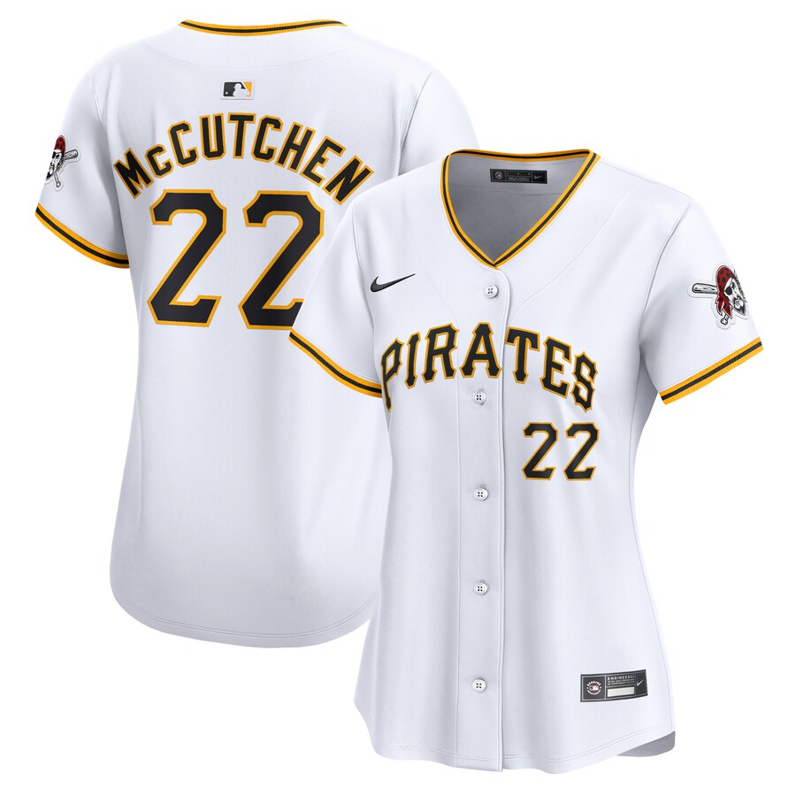 Women's Pittsburgh Pirates Andrew McCutchen Nike White Home Limited Player Jersey - Jersey
