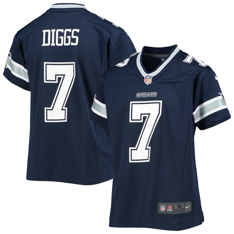 Youth Dallas Cowboys Trevon Diggs Nike Navy Game Jersey - Jersey
