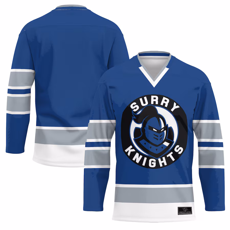 Youth ProSphere Blue Surry Community College Hockey Jersey - Jersey