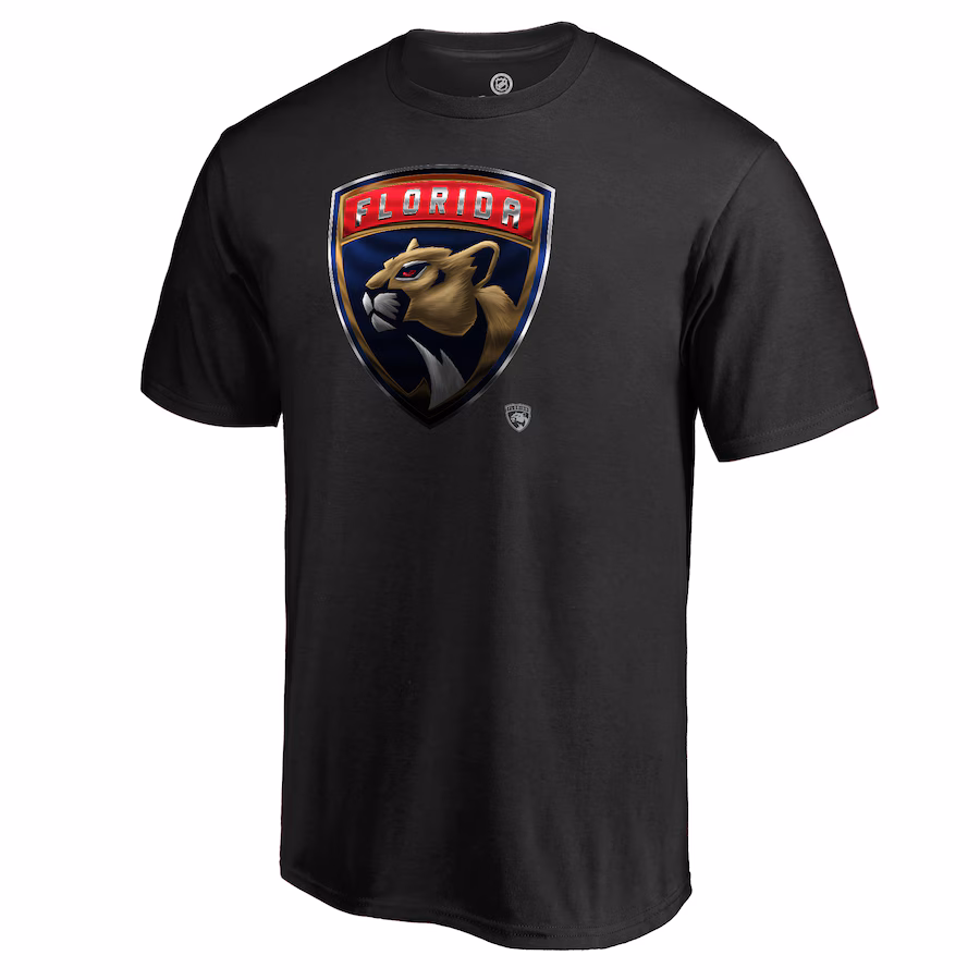 Men's Florida Panthers Black Midnight Mascot T-Shirt - Jersey