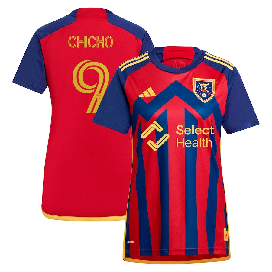Women's Real Salt Lake Cristian Arango adidas Red 2024 Peak Utah Replica Player Jersey - Jersey