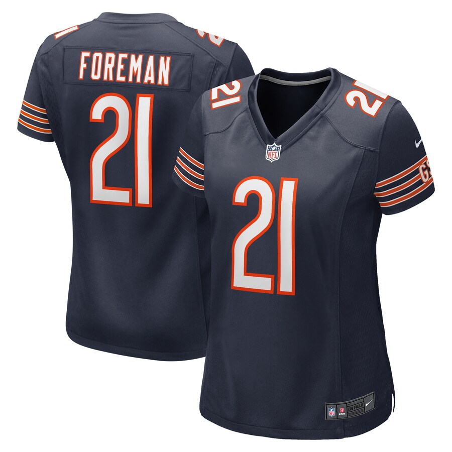 Women's Chicago Bears D'Onta Foreman Nike Navy Game Jersey - Jersey