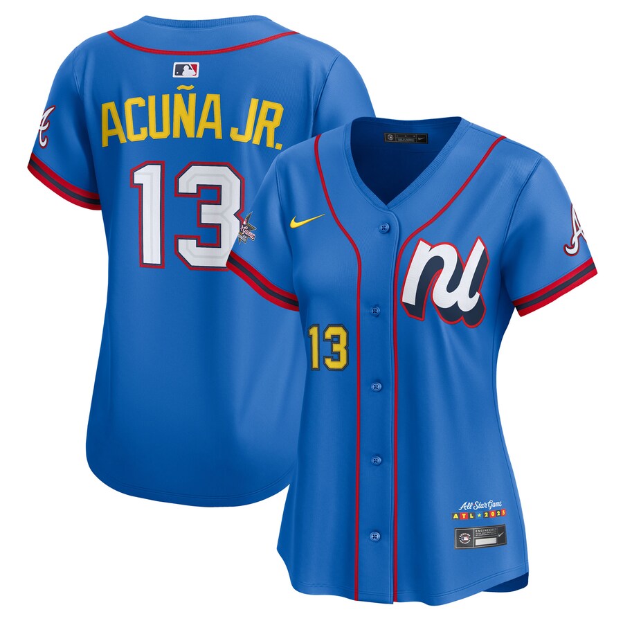 Women's National League Ronald Acuña Jr. Nike Blue 2025 All-Star Edition Limited Player Jersey - Jersey