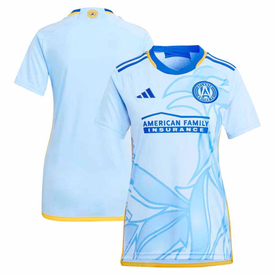 Women's Atlanta United FC  adidas Light Blue 2024 The Resurgens Kit Replica Jersey - Jersey