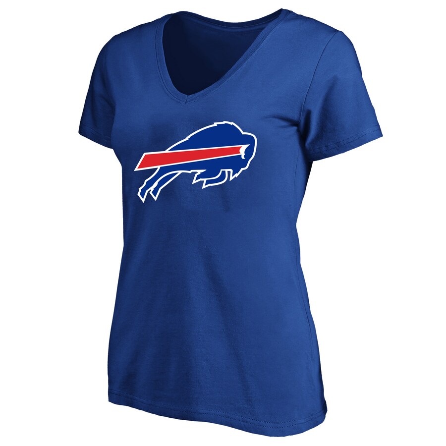 Women's Buffalo Bills Fanatics Royal Plus Size V-Neck T-Shirt - Jersey