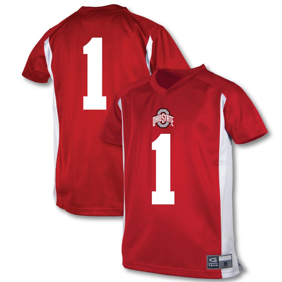 Youth Garb #1 Scarlet Ohio State Buckeyes Football Jersey - Jersey