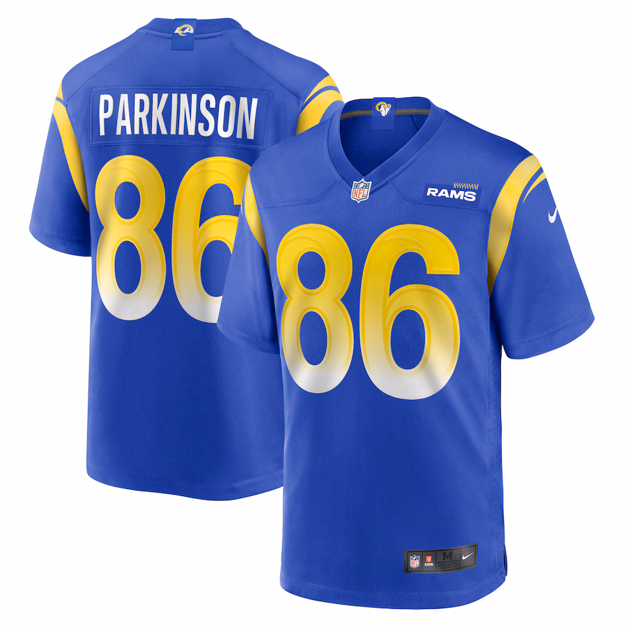 Men's Los Angeles Rams Colby Parkinson Nike  Royal  Game Jersey - Jersey
