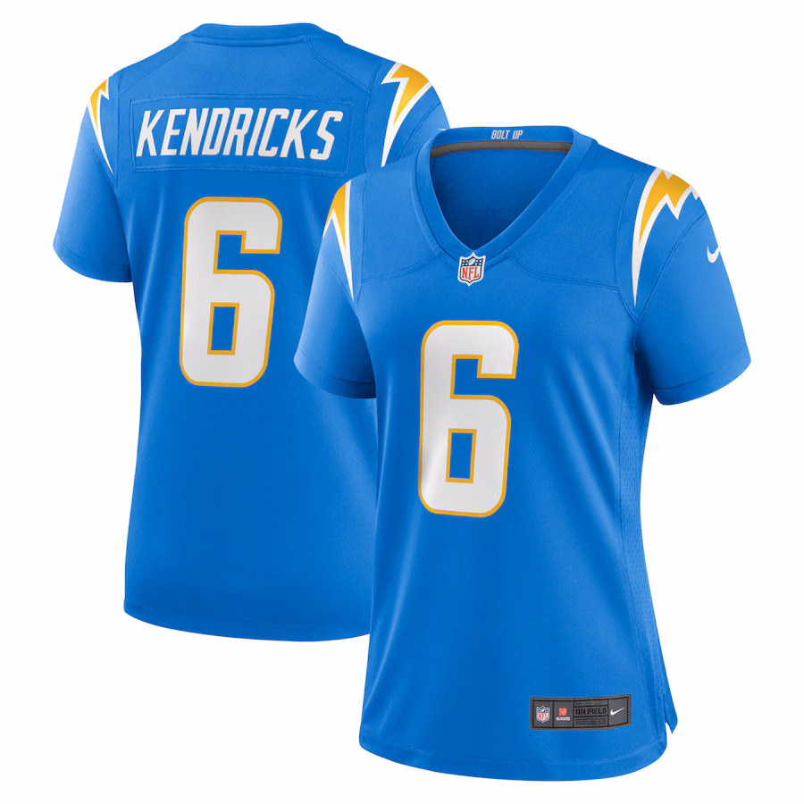 Women's Los Angeles Chargers Eric Kendricks Nike Powder Blue Game Player Jersey - Jersey