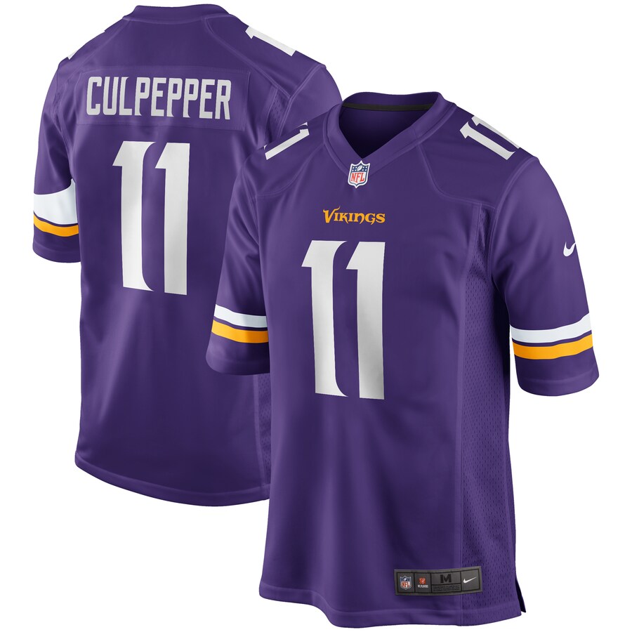 Men's Minnesota Vikings Daunte Culpepper Nike Purple Game Retired Player Jersey - Jersey