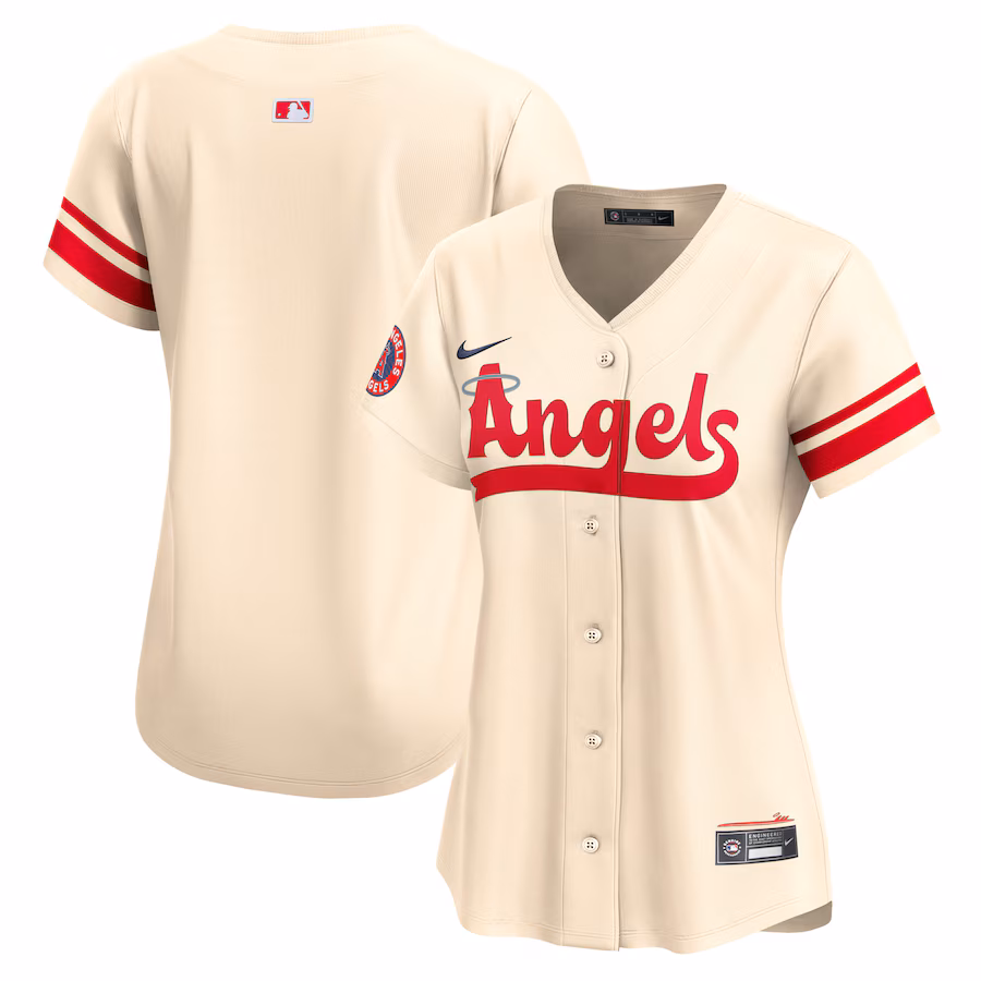 Women's Los Angeles Angels  Nike Cream City Connect Limited Jersey - Jersey