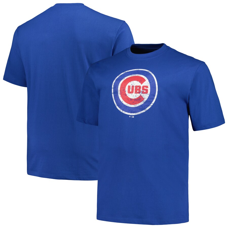 Men's Chicago Cubs Profile Royal Big & Tall Primary Logo T-Shirt - Jersey