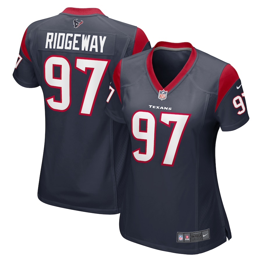 Women's Houston Texans Hassan Ridgeway Nike Navy Game Player Jersey - Jersey
