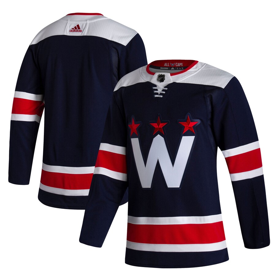 Men's Washington Capitals adidas Navy 2020/21 Alternate Authentic Jersey - Jersey