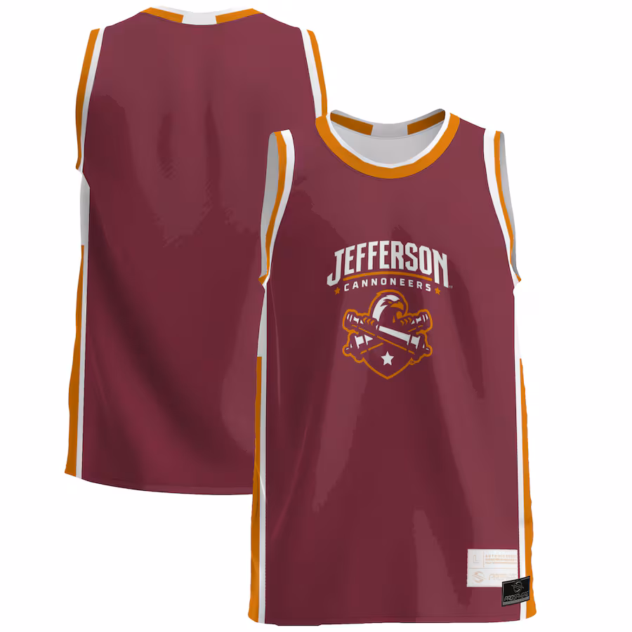 Youth ProSphere Maroon Jefferson Community College Cannoneers - Jersey