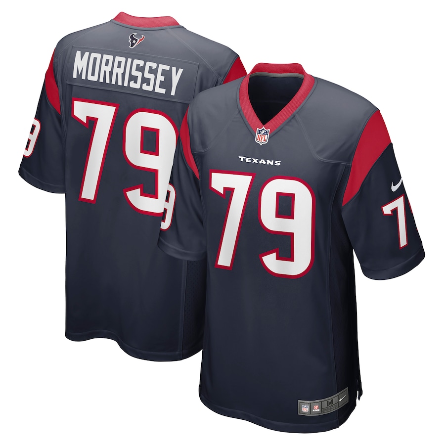 Men's Houston Texans Jimmy Morrissey Nike Navy Game Jersey - Jersey