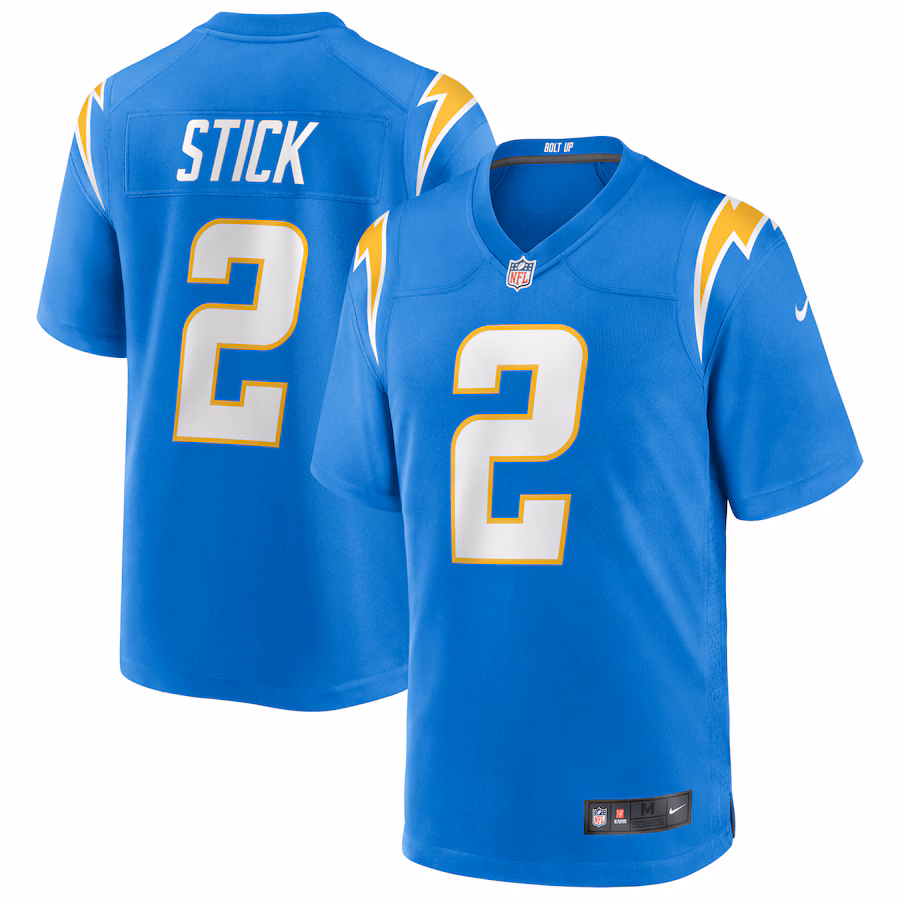 Men's Los Angeles Chargers Easton Stick Nike Powder Blue Game Jersey - Jersey