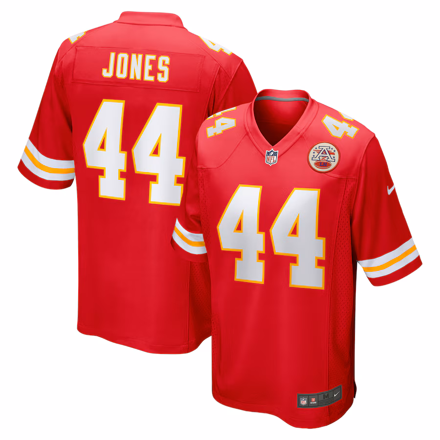 Men's Kansas City Chiefs Cam Jones Nike Red Game Jersey - Jersey