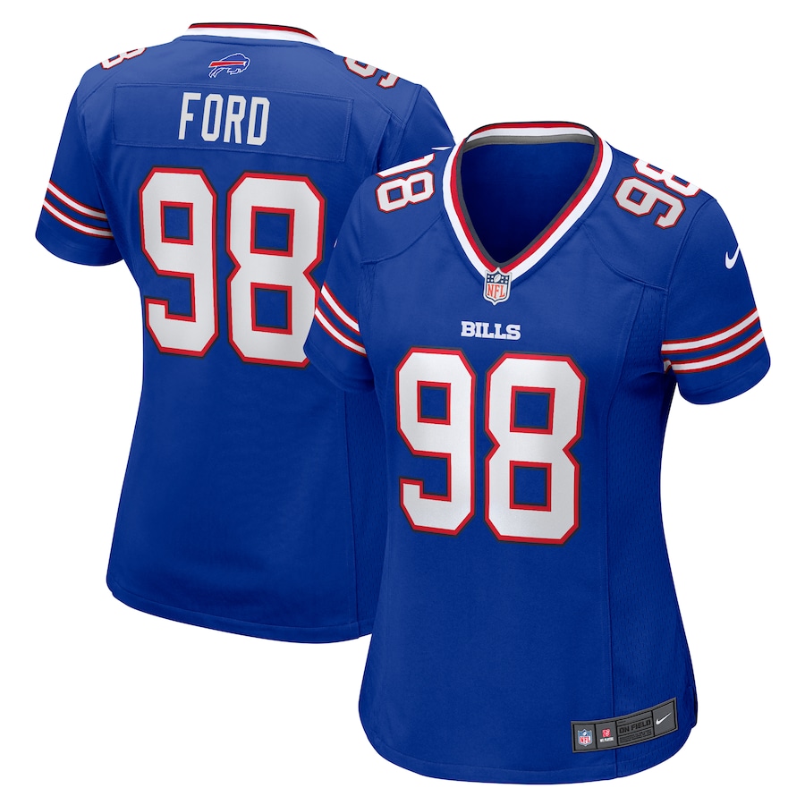 Women's Buffalo Bills Poona Ford Nike Royal Home Game Jersey - Jersey