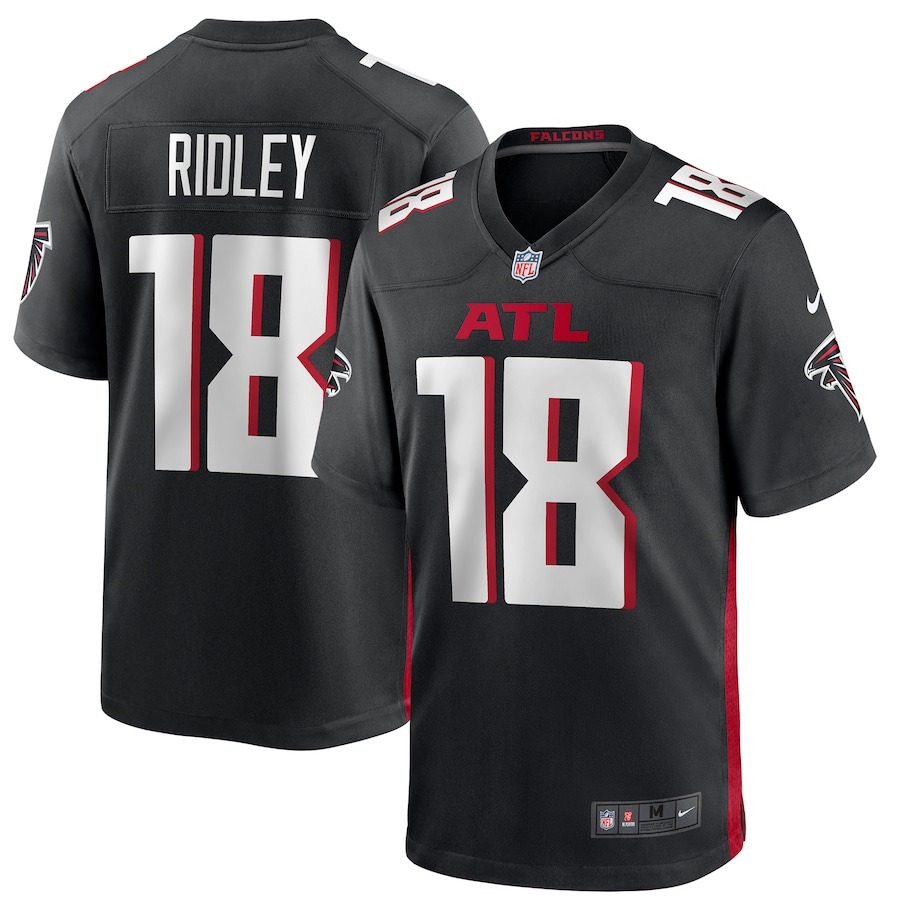 Men's Atlanta Falcons Calvin Ridley Nike Black Game Player Jersey - Jersey