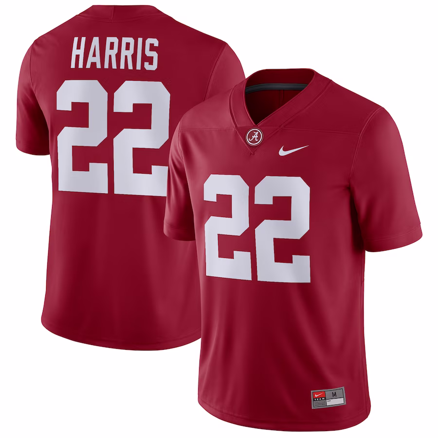 Najee Harris Alabama Crimson Tide Nike Player Game Jersey - Crimson - Jersey