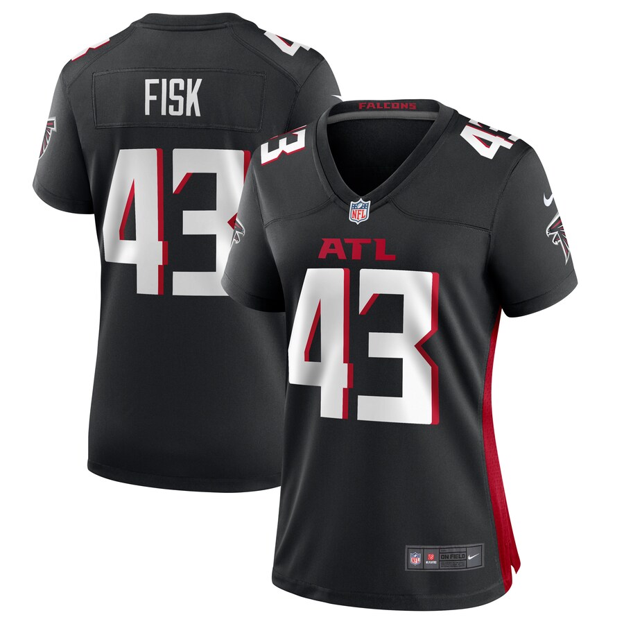 Women's Atlanta Falcons Tucker Fisk Nike Black Player Game Jersey - Jersey