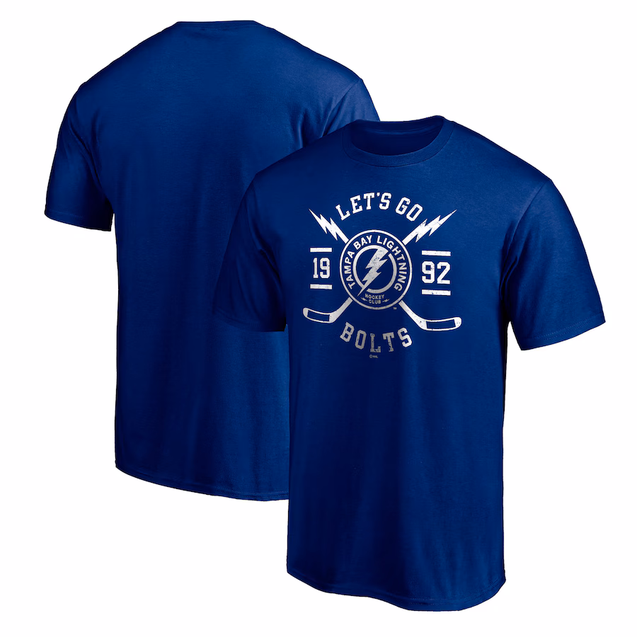 Men's Tampa Bay Lightning Royal Core Hometown T-Shirt - Jersey