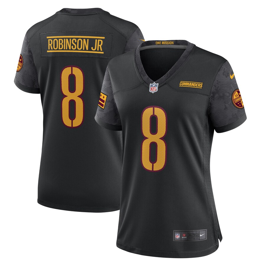 Women's Washington Commanders Brian Robinson Jr. Nike Black Player Jersey - Jersey